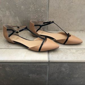 New Ivanka Trump t strap flats